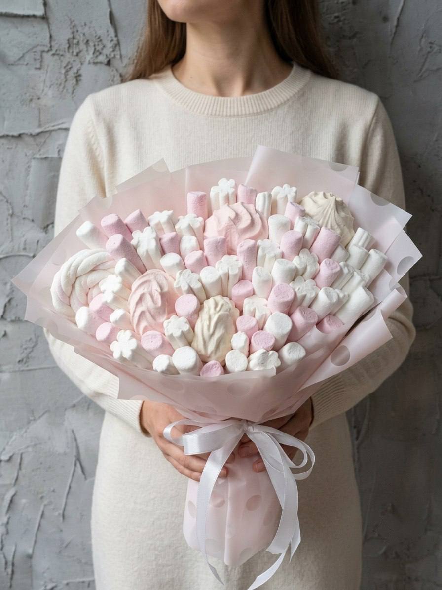 Сладкий букет «Зефирное облако»